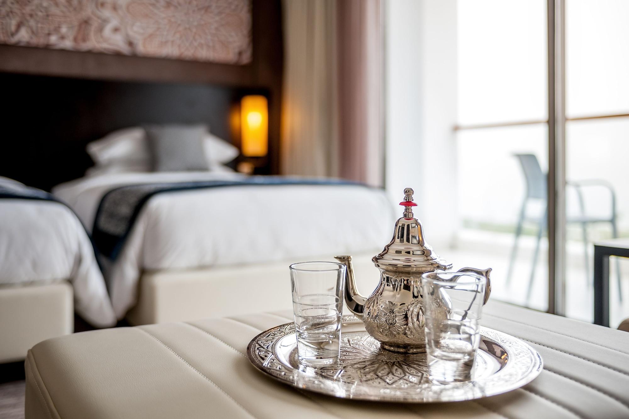 Hyatt Place Taghazout Bay Екстериор снимка A Moroccan tea set